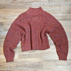 Mauve High Neck Sweater